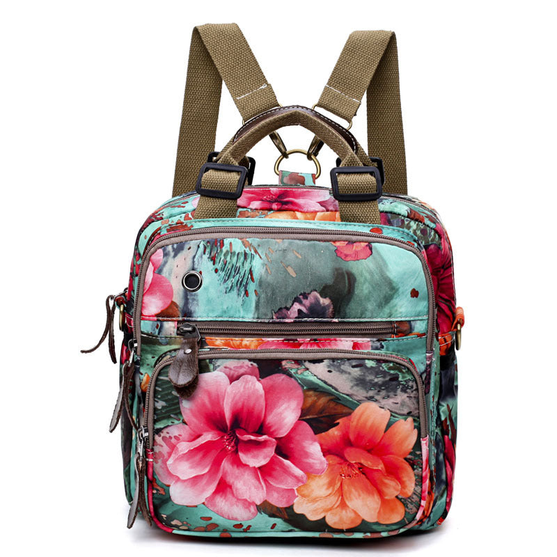 Wholesale Nylon Flower Mommy Bag