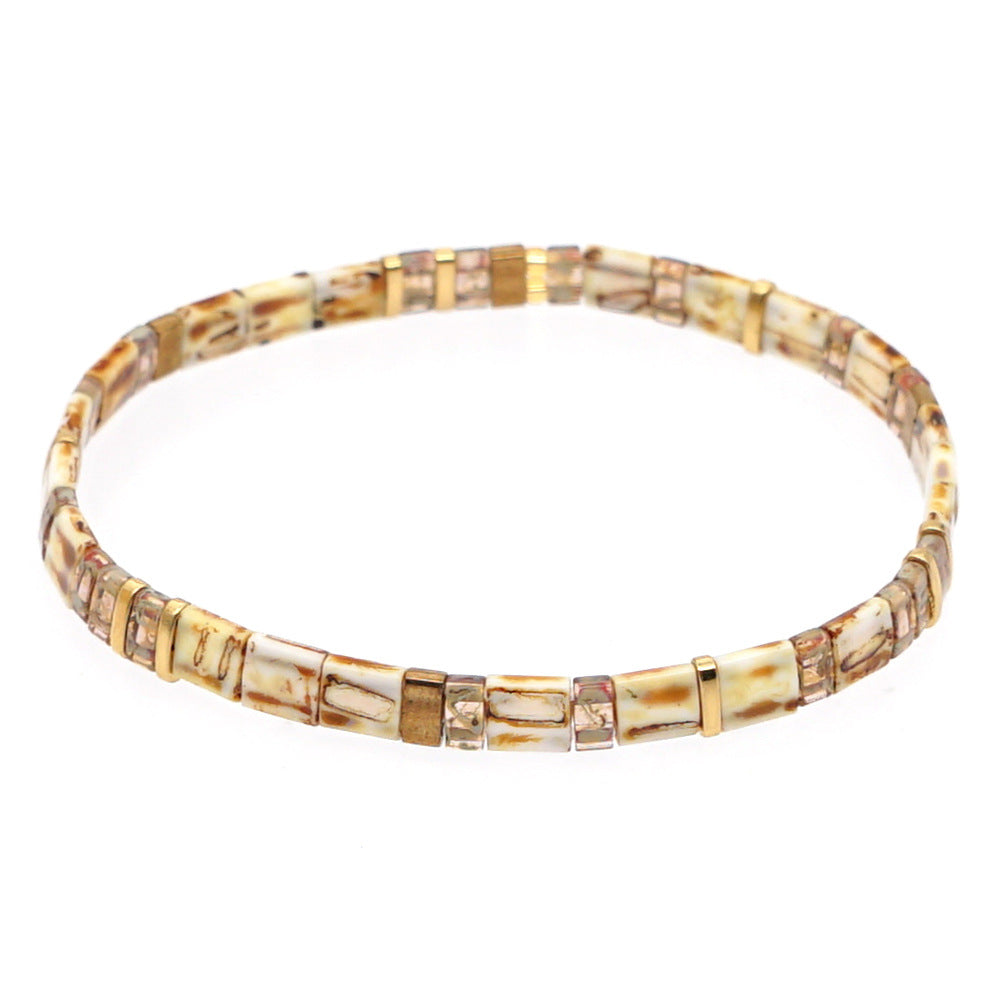 Wholesale Bohemian Couples Tila Beads Bracelet