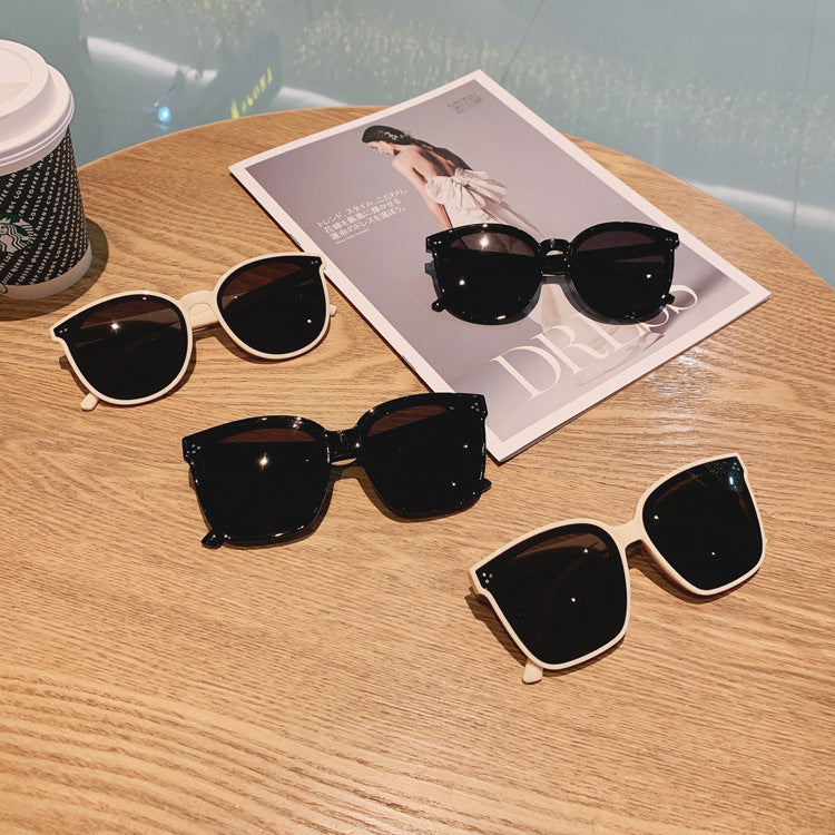 Gafas de sol de marco cuadrado grande de PC al por mayor para hombres y mujeres