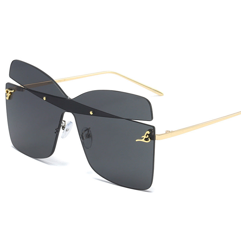 Wholesale PC Conjoined Marine Film Colorful Y2K Sunglasses