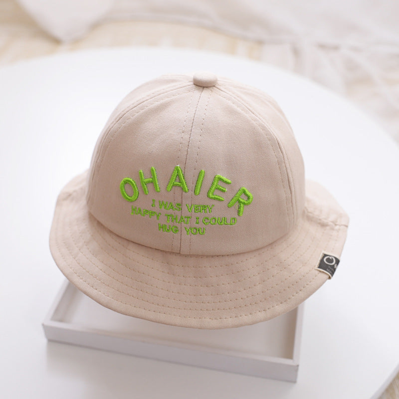 Wholesale Cotton Flat Top Kids Bucket Hat