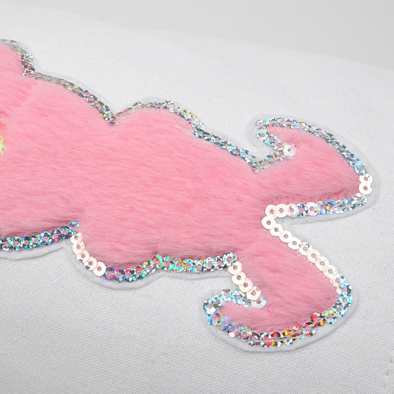 Wholesale 10PCS Easter Sequin Basket Plush TOY