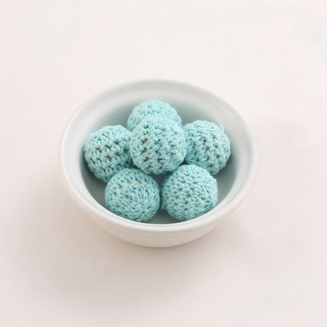 Wholesale 10PCS 20mm Yarn Beads