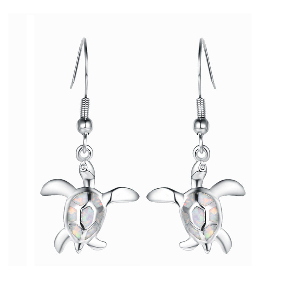 Wholesale Turtle 5 Color Alloy Earrings