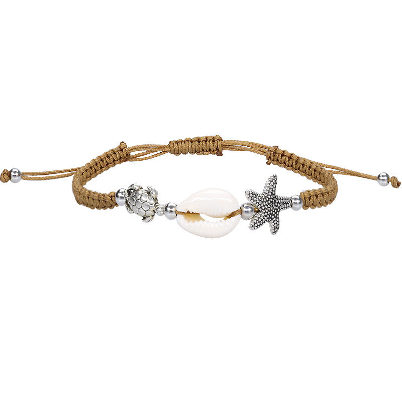 Wholesale Starfish Shell Thread Bracelet