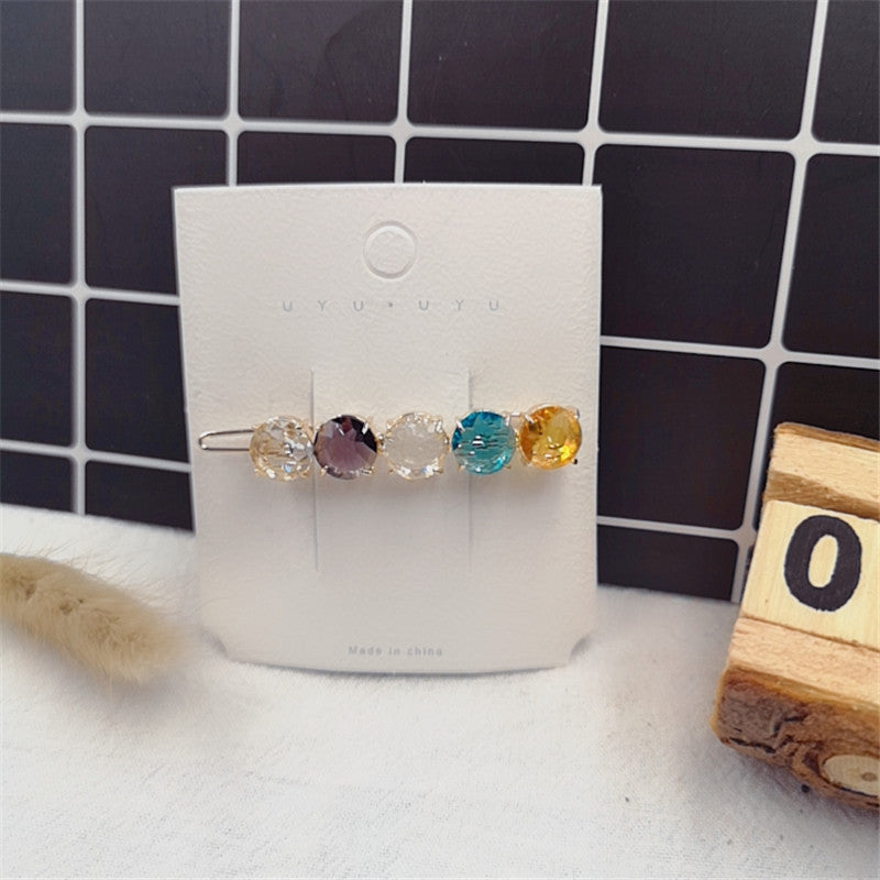 Wholesale Simple Temperament Rhinestone Hair Clip12PCS