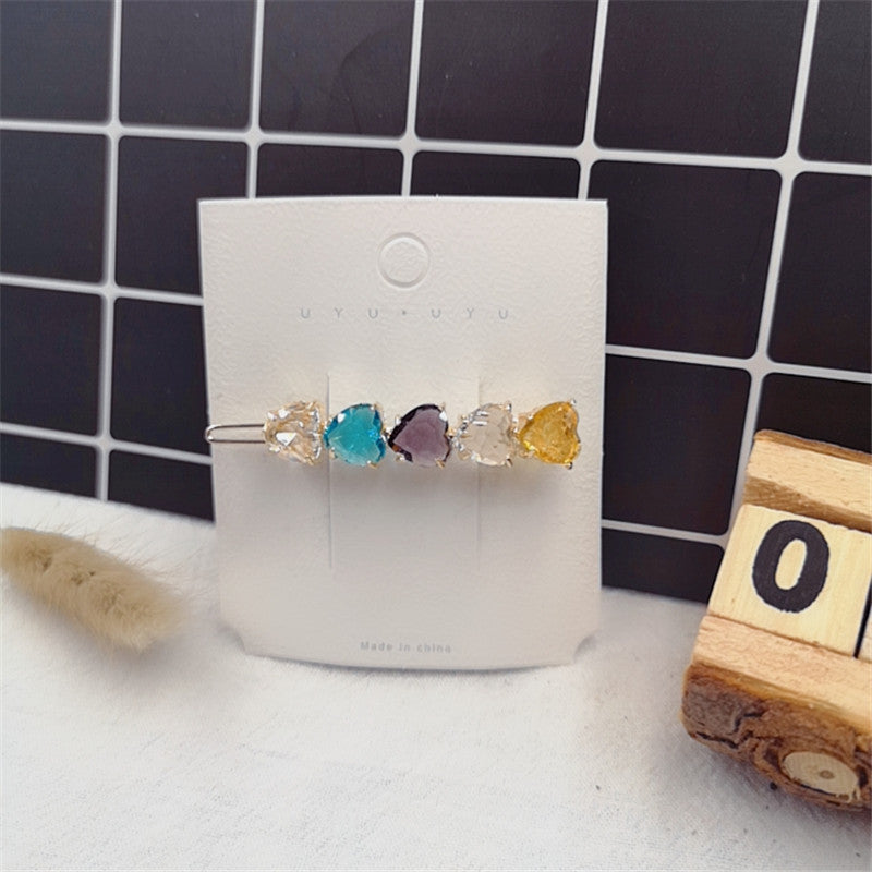 Wholesale Simple Temperament Rhinestone Hair Clip12PCS