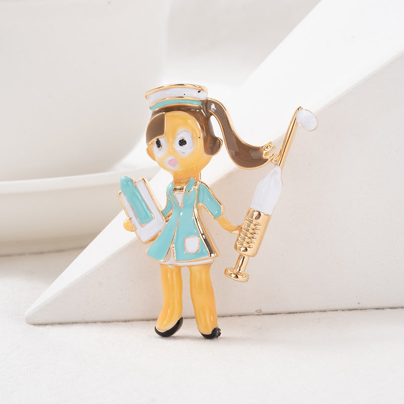 Wholesale Doctor Nurse Pins Alloy Brooch