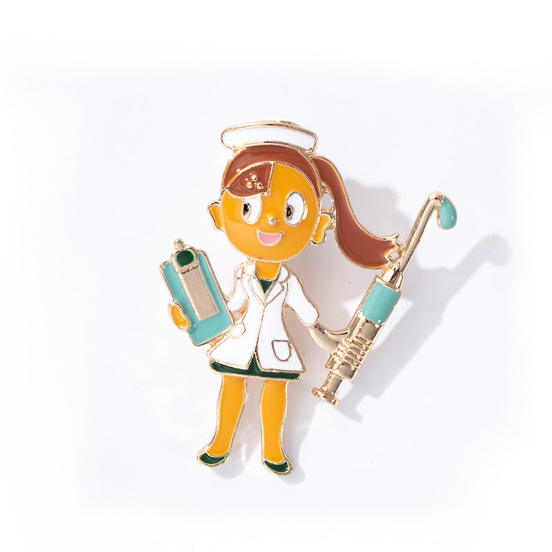 Wholesale Doctor Nurse Pins Alloy Brooch