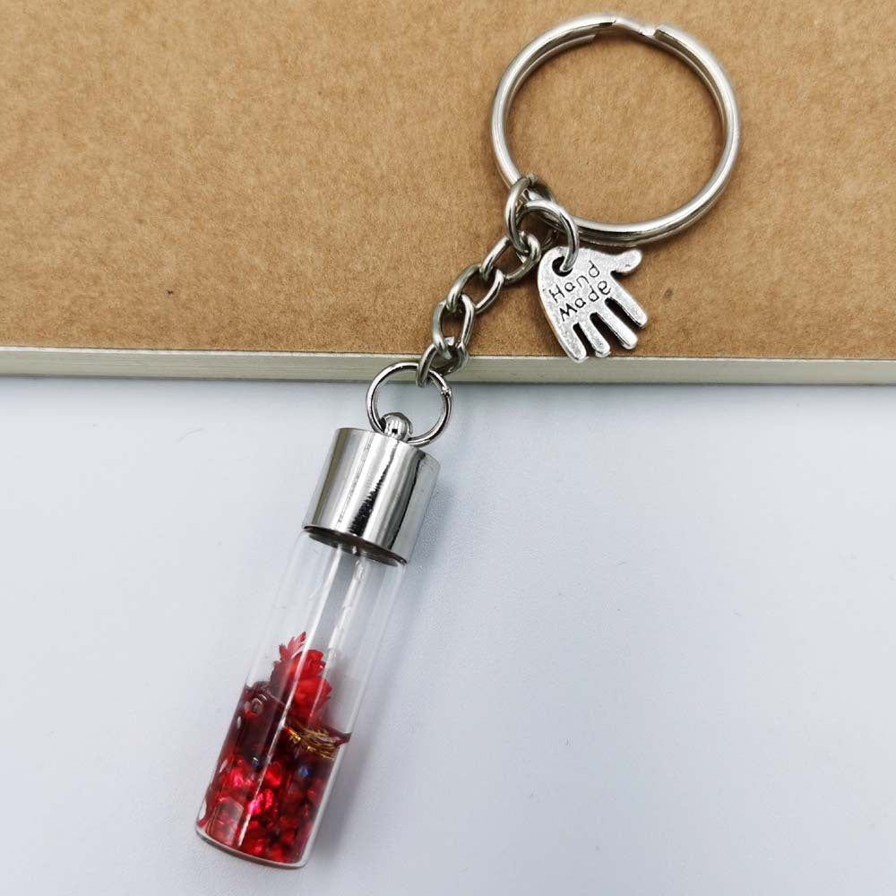 Wholesale Preserved Flower Resin Keychain