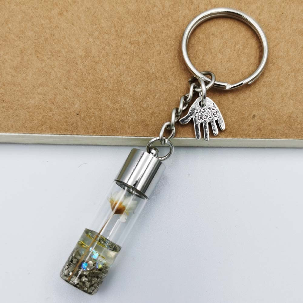 Wholesale Preserved Flower Resin Keychain