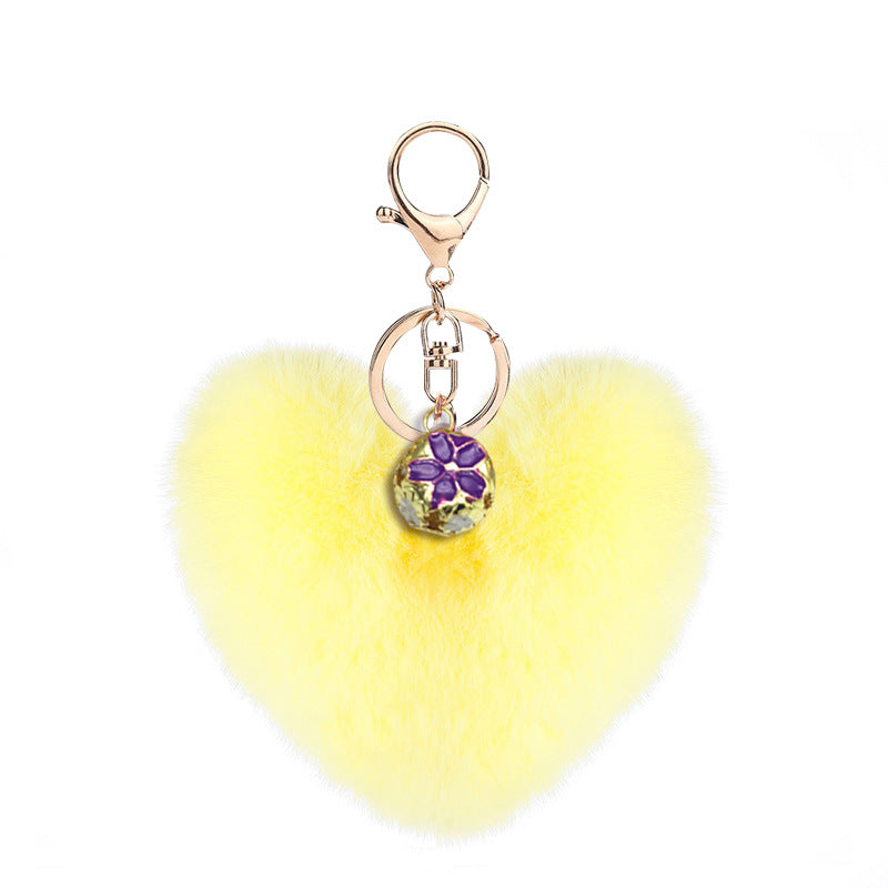 Wholesale Heart Plush Keychain