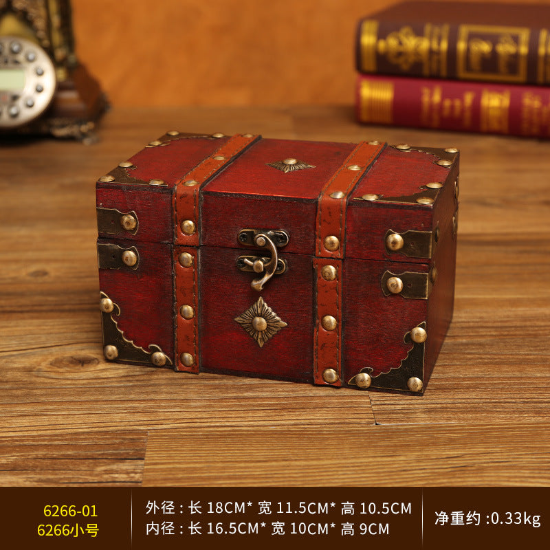 Venta al por mayor Caja de almacenamiento de madera con cerradura