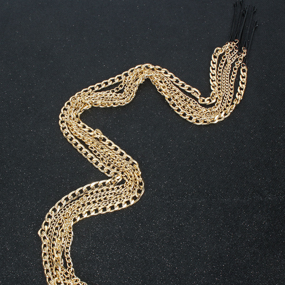 Wholesale Aluminum Hair Chain Straight Hair Clips