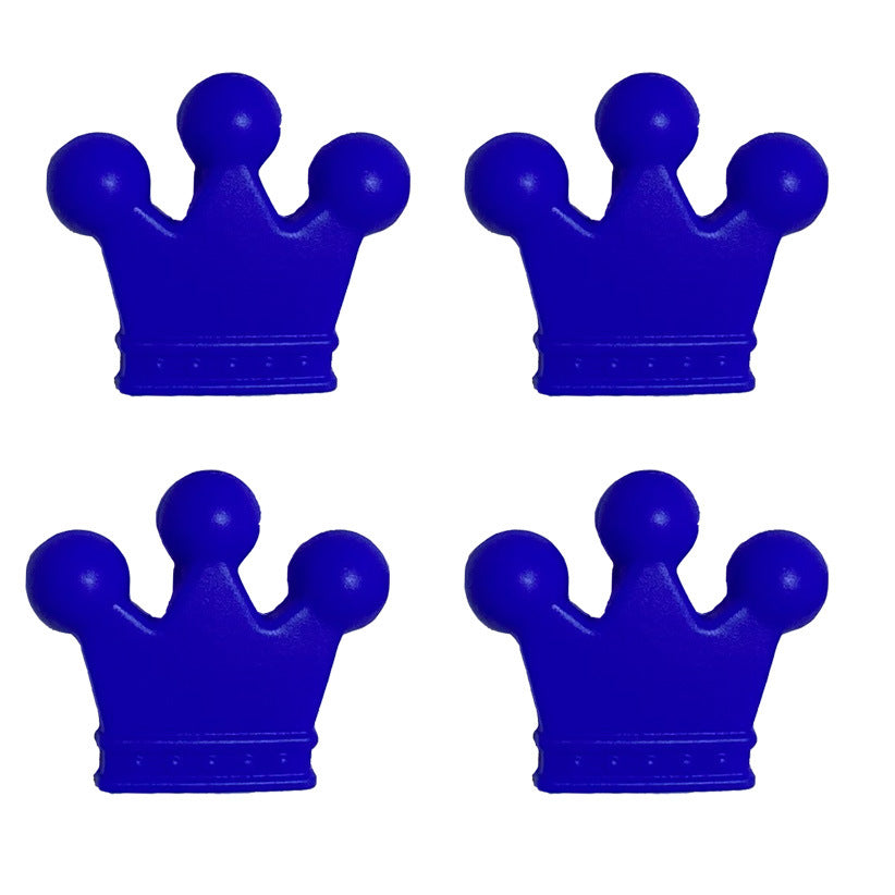 Venta al por mayor Crown Teethers Perlas de Silicona 50pcs