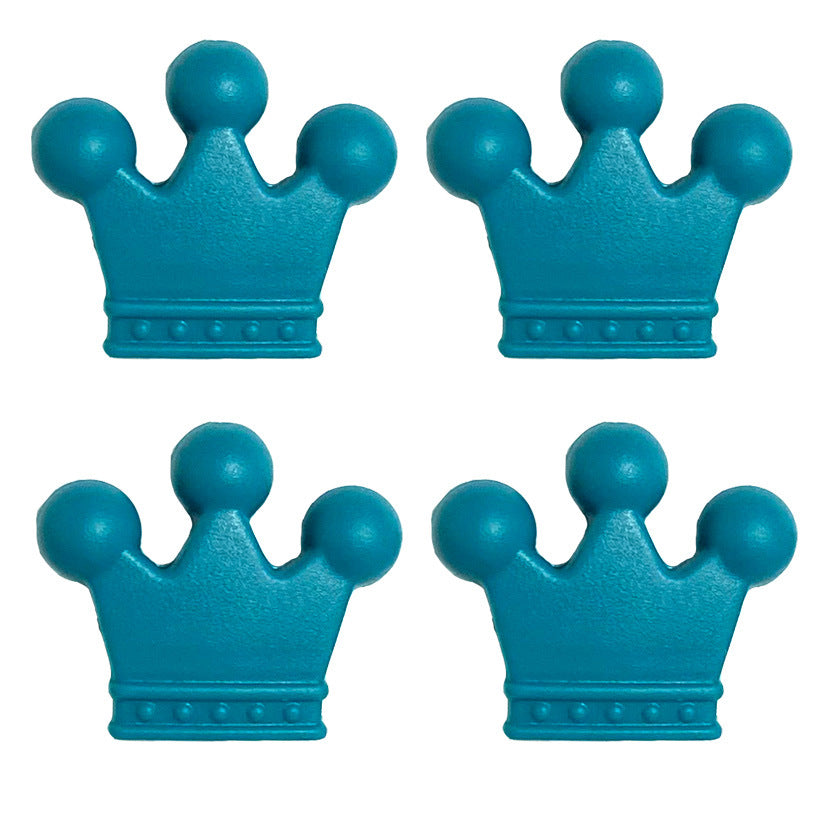 Venta al por mayor Crown Teethers Perlas de Silicona 50pcs