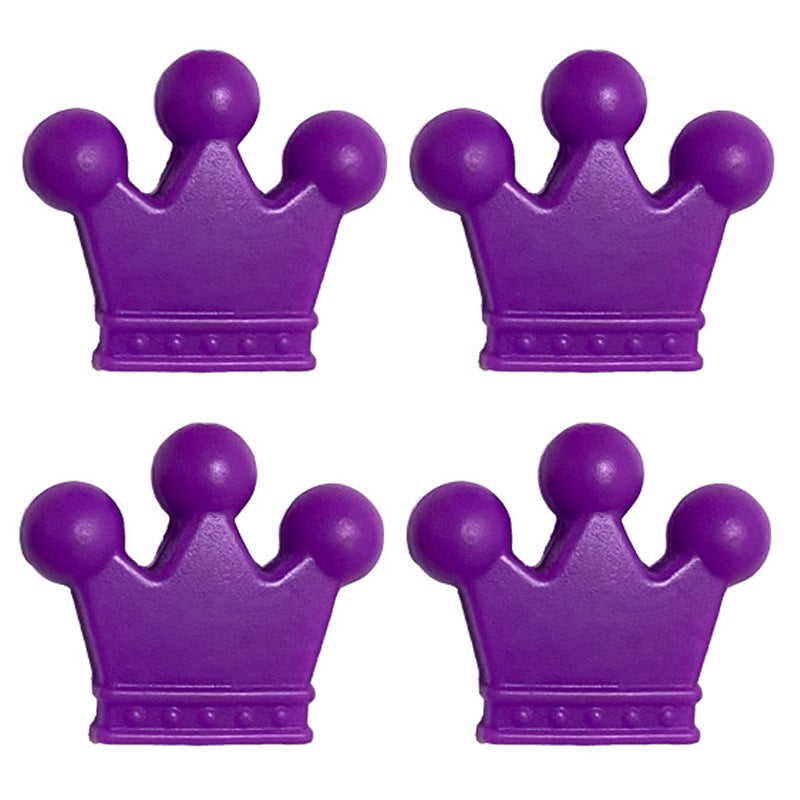 Venta al por mayor Crown Teethers Perlas de Silicona 50pcs