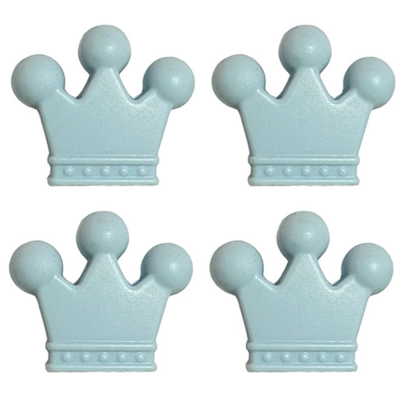 Venta al por mayor Crown Teethers Perlas de Silicona 50pcs
