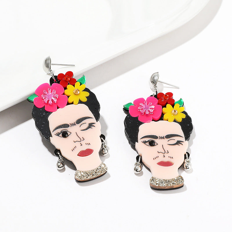 Wholesale Vintage Classic Acrylic Earrings