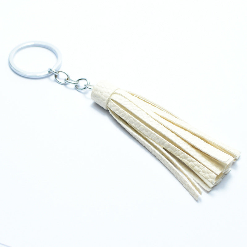 Wholesale PU Keychain Tassel Pendant