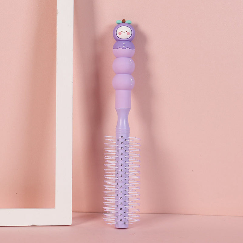 Wholesale Anti-static Rolling Comb Curly Hair Straightening Comb OLY-HT-RSH001