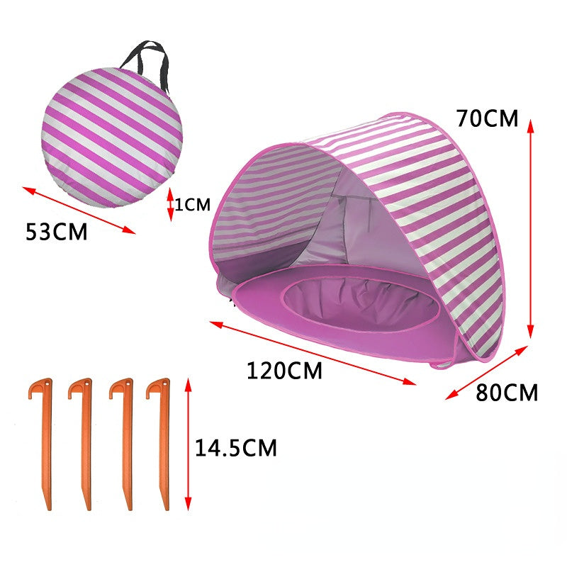 Wholesale Kids Sun Shade Tent Polyester Baby Supplies