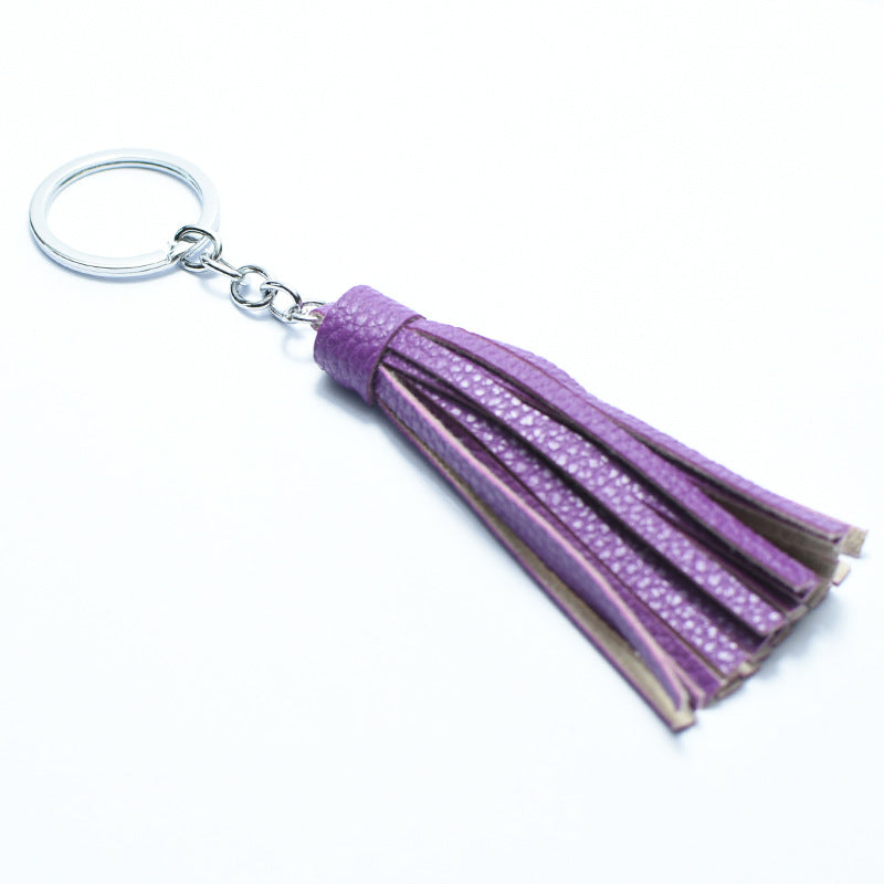 Wholesale PU Keychain Tassel Pendant