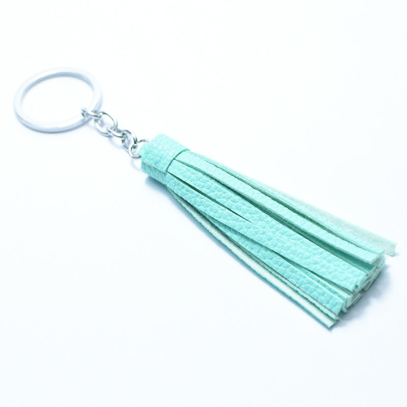 Wholesale PU Keychain Tassel Pendant