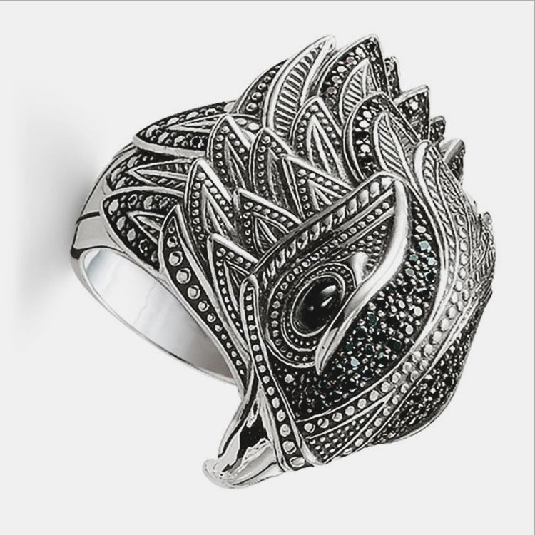 Wholesale Vintage Eagle Men's Alloy Rings