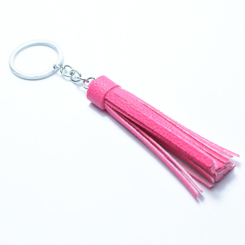 Wholesale PU Keychain Tassel Pendant