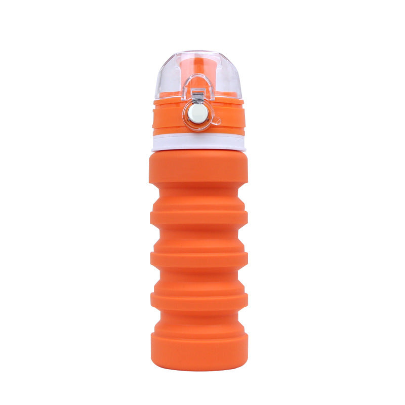 Wholesale High Temperature Resistant Silicone Collapsible Water Bottle