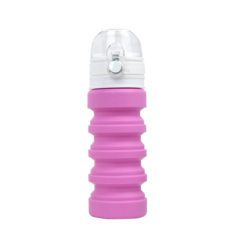 Wholesale High Temperature Resistant Silicone Collapsible Water Bottle