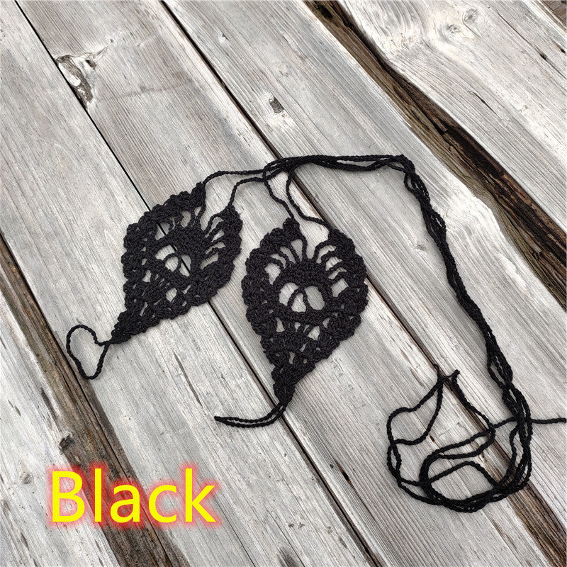 Wholesale Skull Barefoot Polyester Sandles