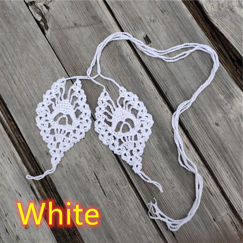 Wholesale Skull Barefoot Polyester Sandles