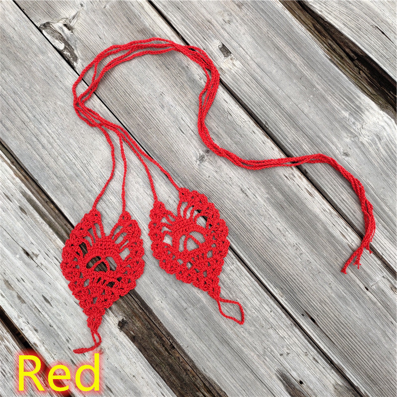 Wholesale Skull Barefoot Polyester Sandles