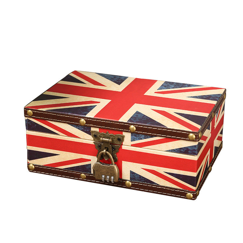 Venta al por mayor Caja de almacenamiento de madera con cerradura