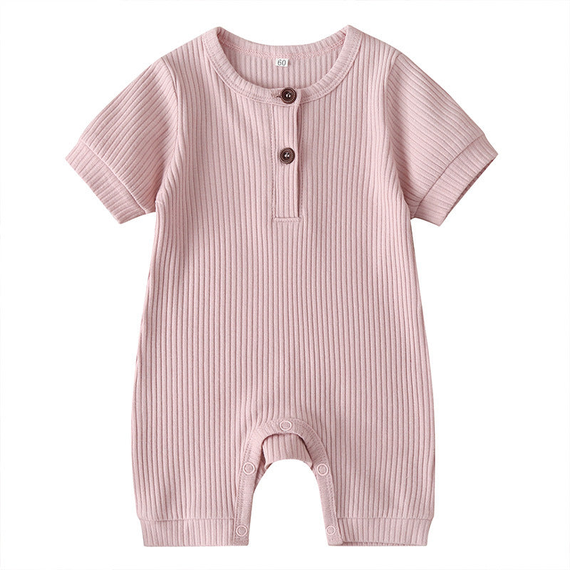 Wholesale Solid Color Baby Onesies Cotton Baby Clothes
