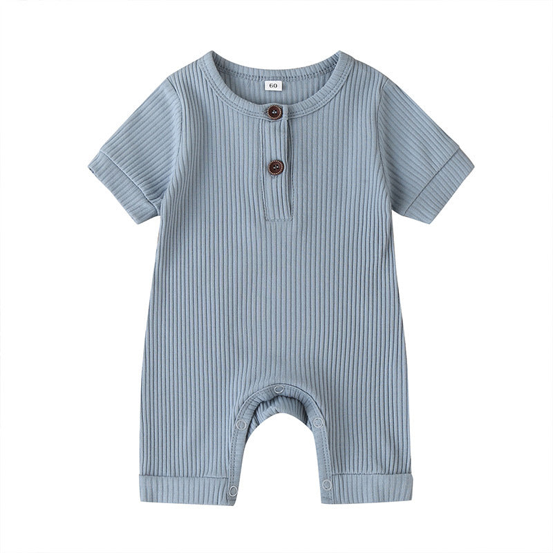 Wholesale Solid Color Baby Onesies Cotton Baby Clothes