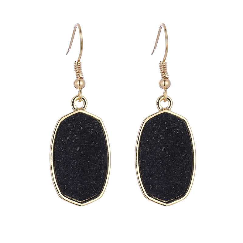 Pendientes De Aleación De Dientes De Resina Geométrica al por mayor