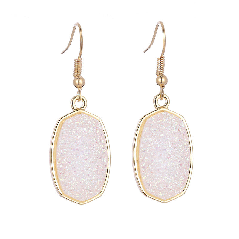 Pendientes De Aleación De Dientes De Resina Geométrica al por mayor