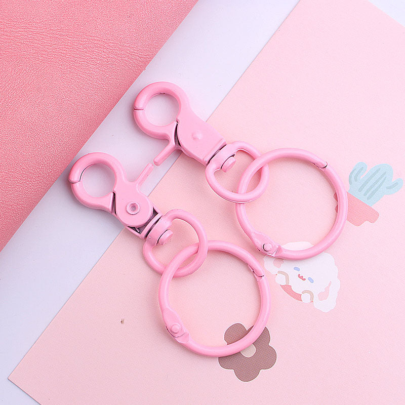 Wholesale Color Baking Paint Lobster Zinc Alloy Keychains