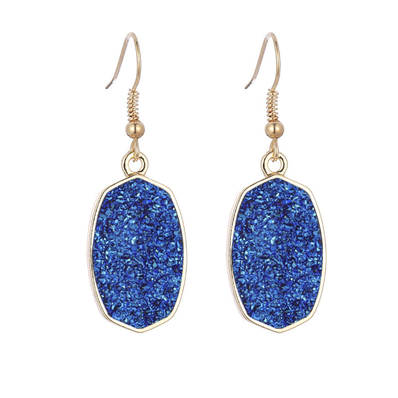 Pendientes De Aleación De Dientes De Resina Geométrica al por mayor