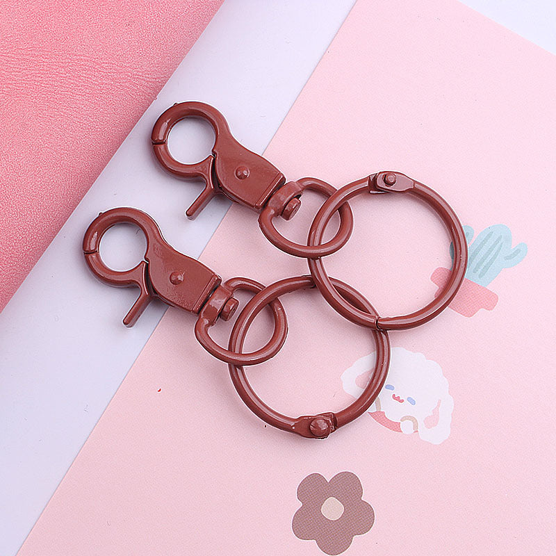 Wholesale Color Baking Paint Lobster Zinc Alloy Keychains