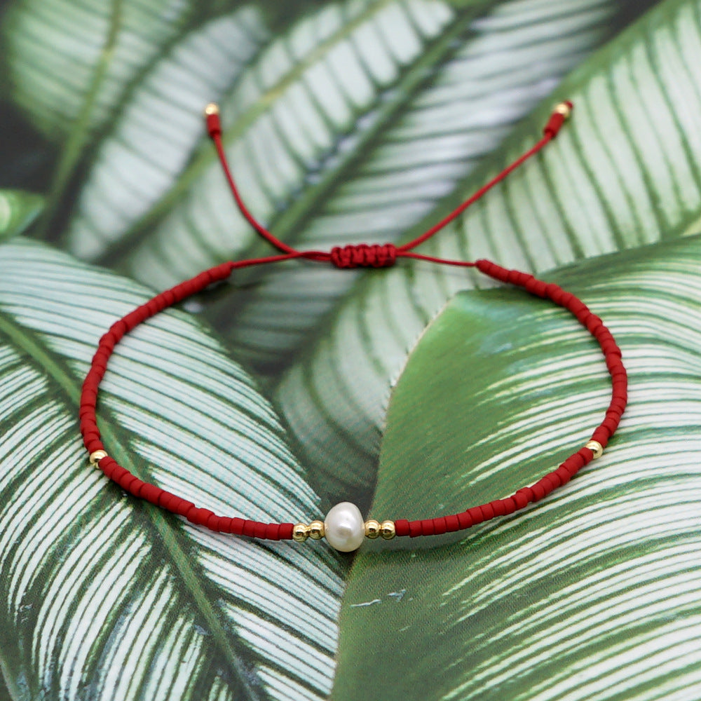 Venta al por mayor Pulsera De Conchas De Perlas De Agua Dulce De Bohemia