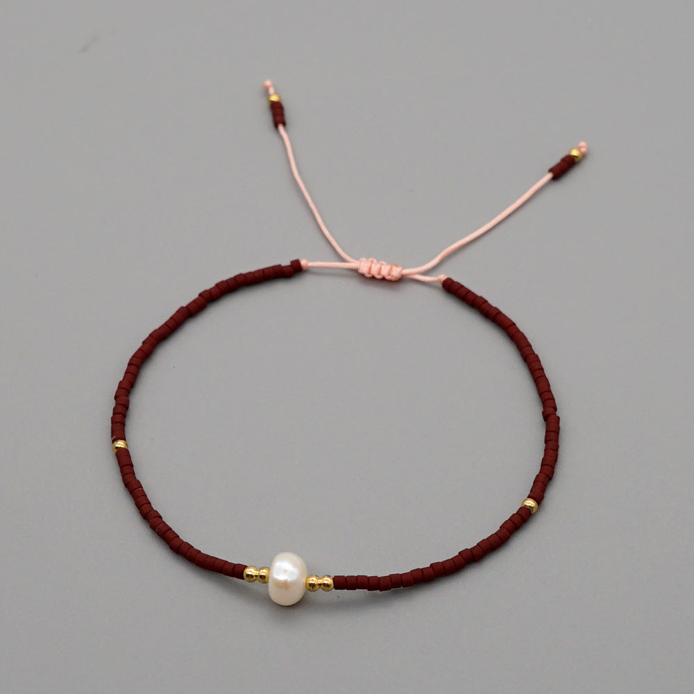 Venta al por mayor Pulsera De Conchas De Perlas De Agua Dulce De Bohemia