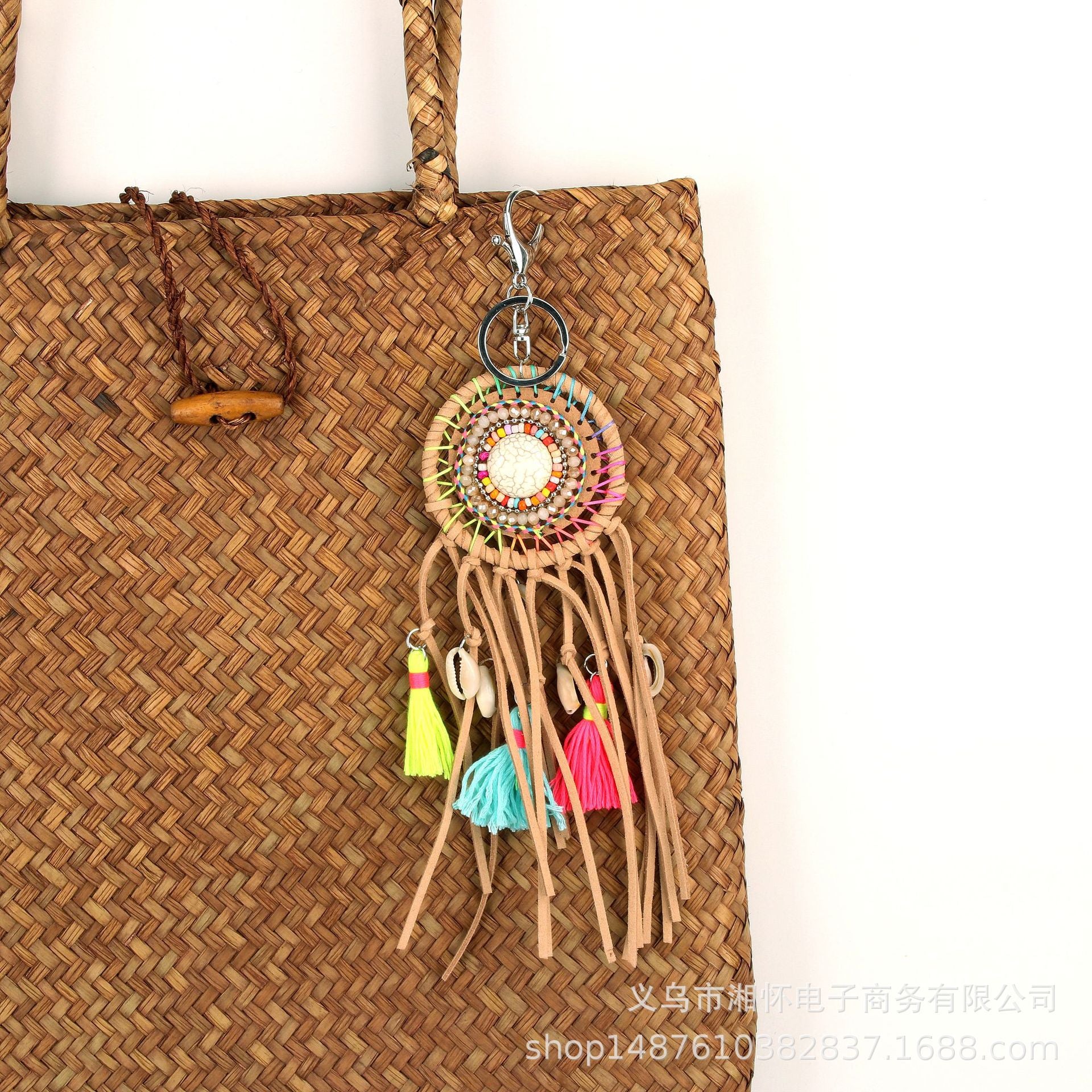 Wholesale Fresh Bohemian Fashion Keychain Canvas