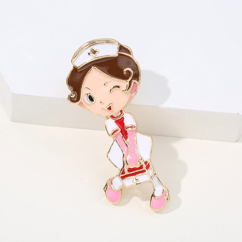 Wholesale Doctor Nurse Pins Alloy Brooch