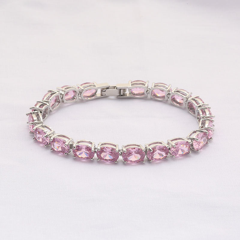 Venta al por mayor Pulsera De Circón Brillante De Cristal