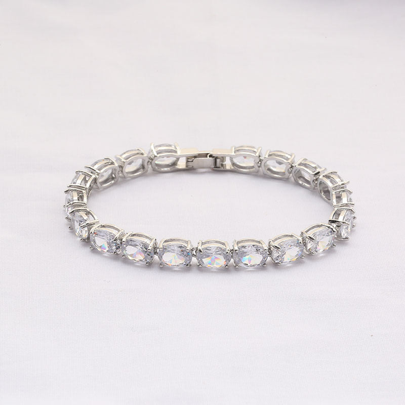 Venta al por mayor Pulsera De Circón Brillante De Cristal