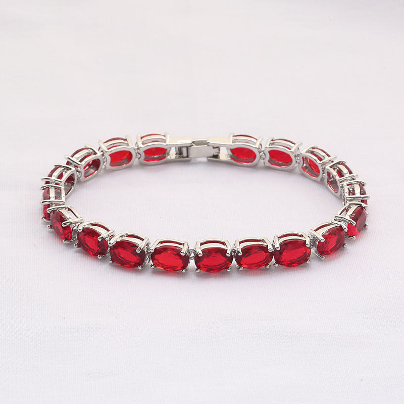 Venta al por mayor Pulsera De Circón Brillante De Cristal